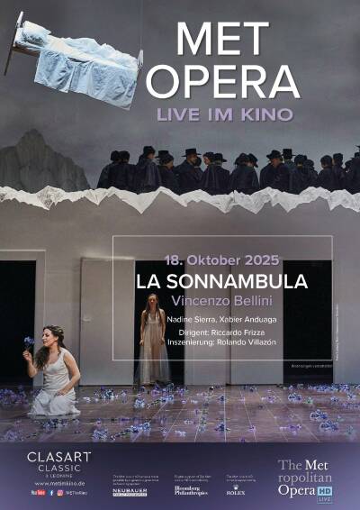 Filmplakat MET Opera: Vincenzo Bellini LA SONNAMBULA 2025